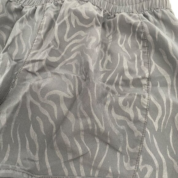 Marika Running Shorts with Panty Activewear Animal Zebra Print L Black - Picture 2 of 9